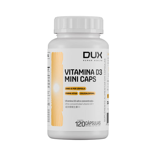 VITAMINA D3 MINI CAPS - POTE 120 CÁPSULAS