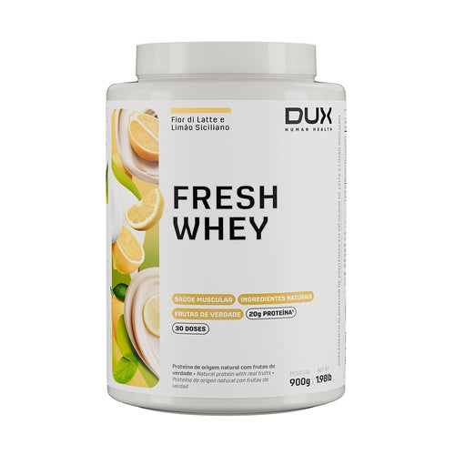 FRESHWHEY™ FIOR DI LATTE E LIMÃO SICILIANO - POTE 900G