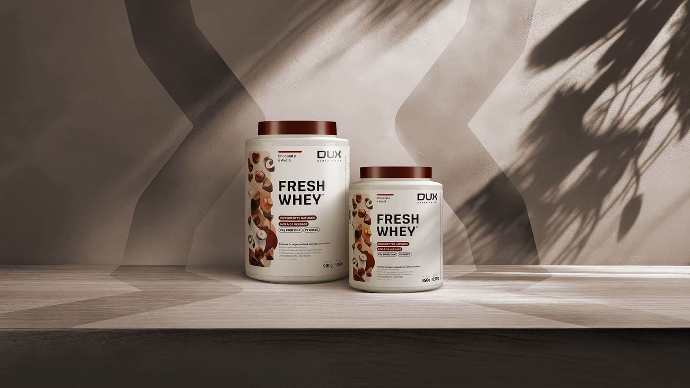 FRESHWHEY™ CHOCOLATE E AVELÃ - POTE 900 G